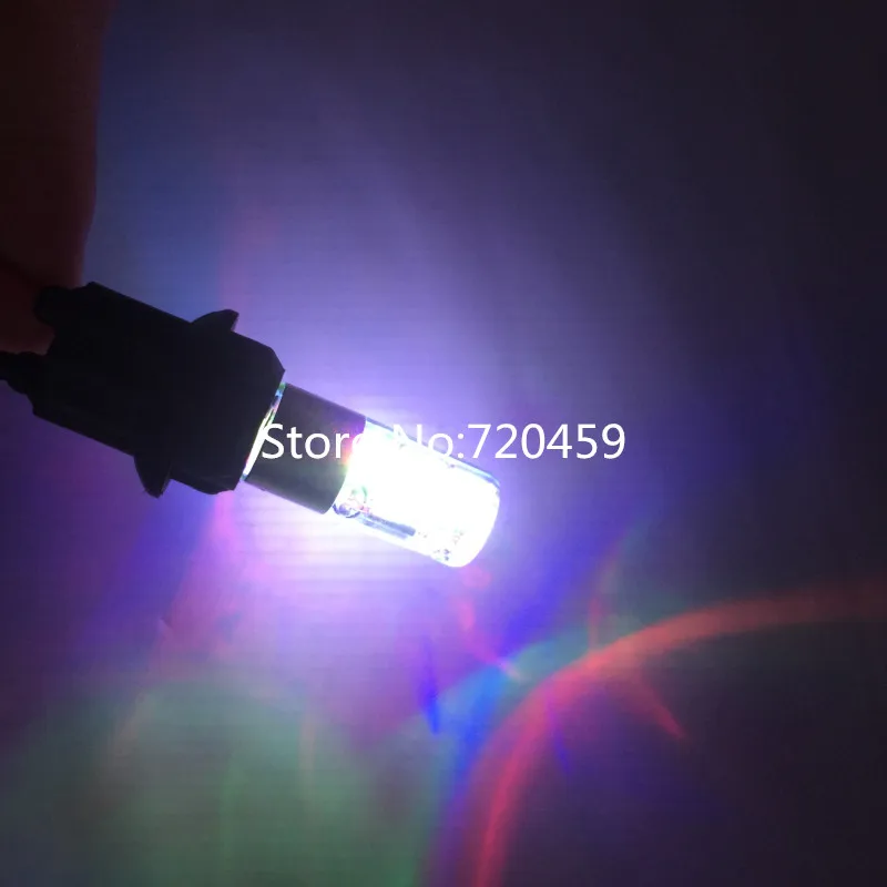 2 шт. SMD5050 RGB автомобильная лампа для чтения T10 с пультом дистанционного управления