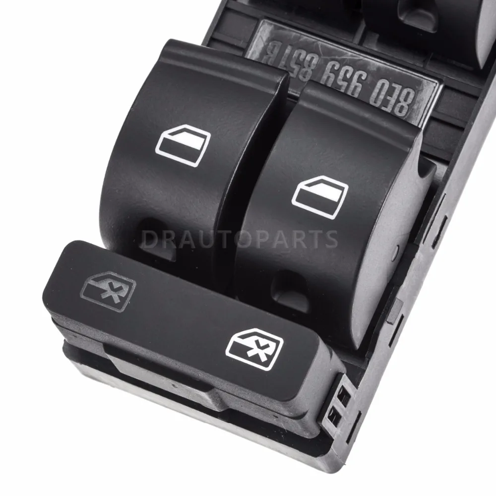 Переключатель управления передним левым стеклом для Audi A4 S4 B6 B7 RS4 SEAT Exeo OE #8E0959851 8E0