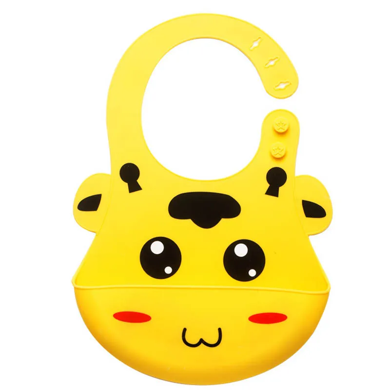 Силиконовые детские нагрудники милые и практичные легко носить с собой Детские