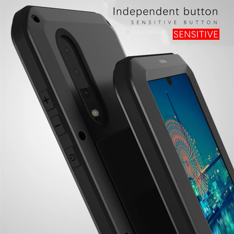 LOVEMEI мощный металлический водонепроницаемый чехол для huawei P30 Pro Чехол полная