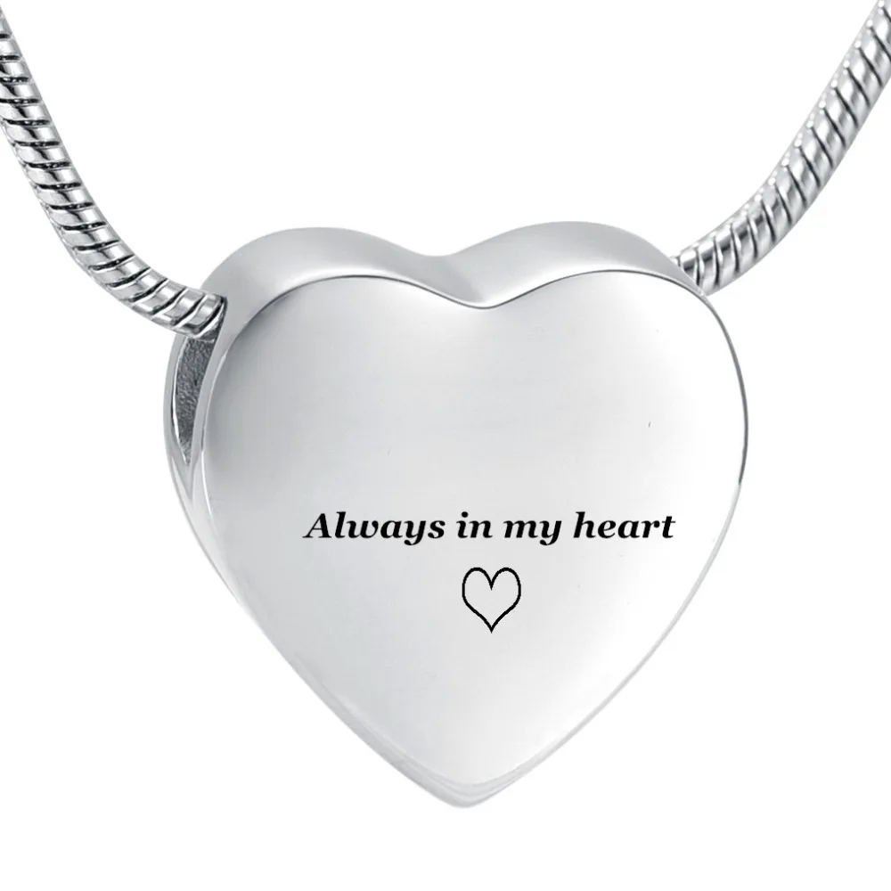 IJD9952 A piece of my heart is in heaven резная подвеска Женское Ожерелье для украшения женской