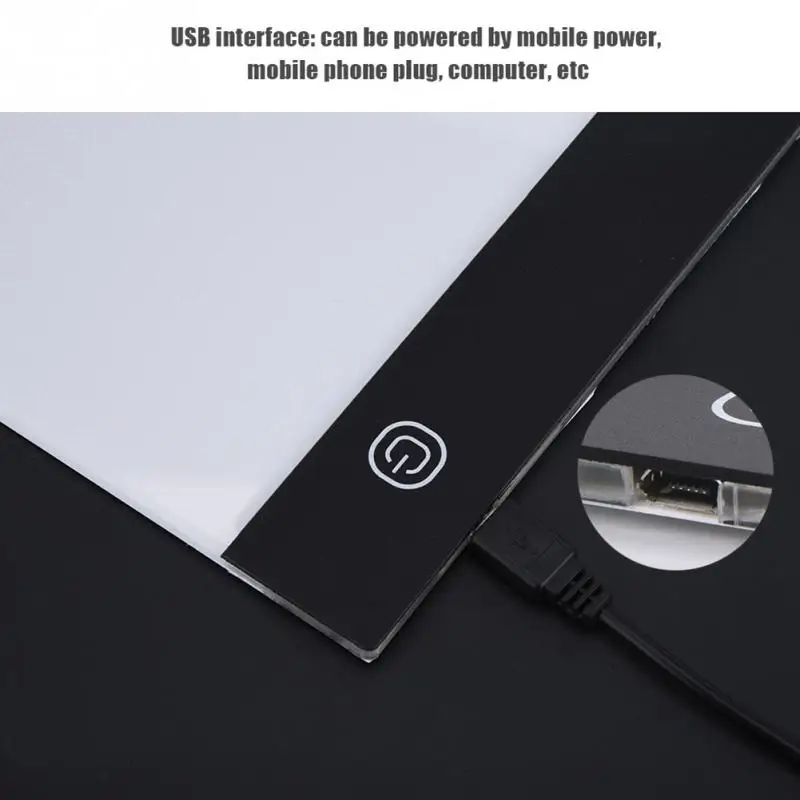Светодиодная доска a4 трафарет для рисования с USB-подсветкой стол A4 Настольная