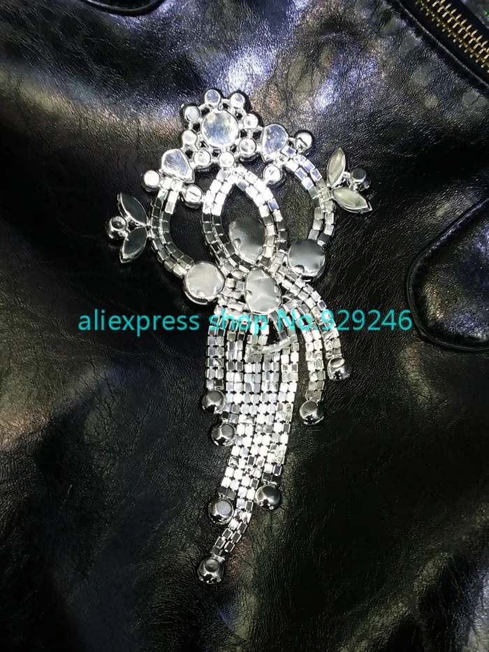 Высокое качество стеклянные стразы AB crystal золото Аппликация со стразами С