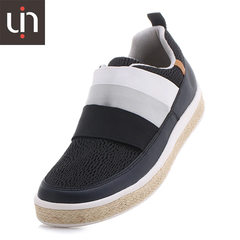 UIN Ibiza Design Men Casual Sneakers Breathable Slip-on Shoes Microfiber Travel Flats Male Fashion Loafers | Обувь