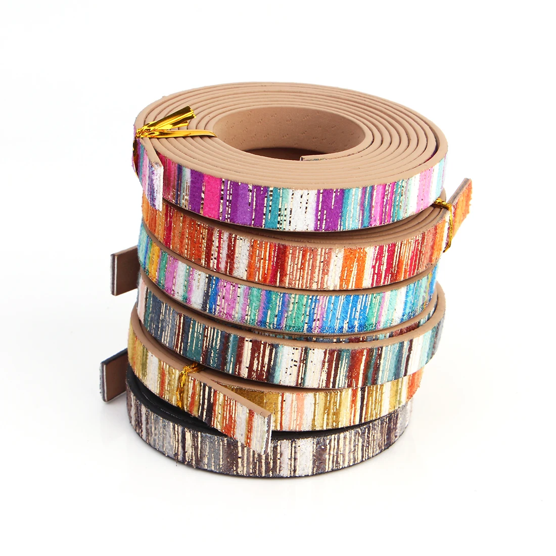 XCHARMS 10 мм/кожаный шнур веревка/Радуга 3/аксессуары Запчасти/Ювелирные