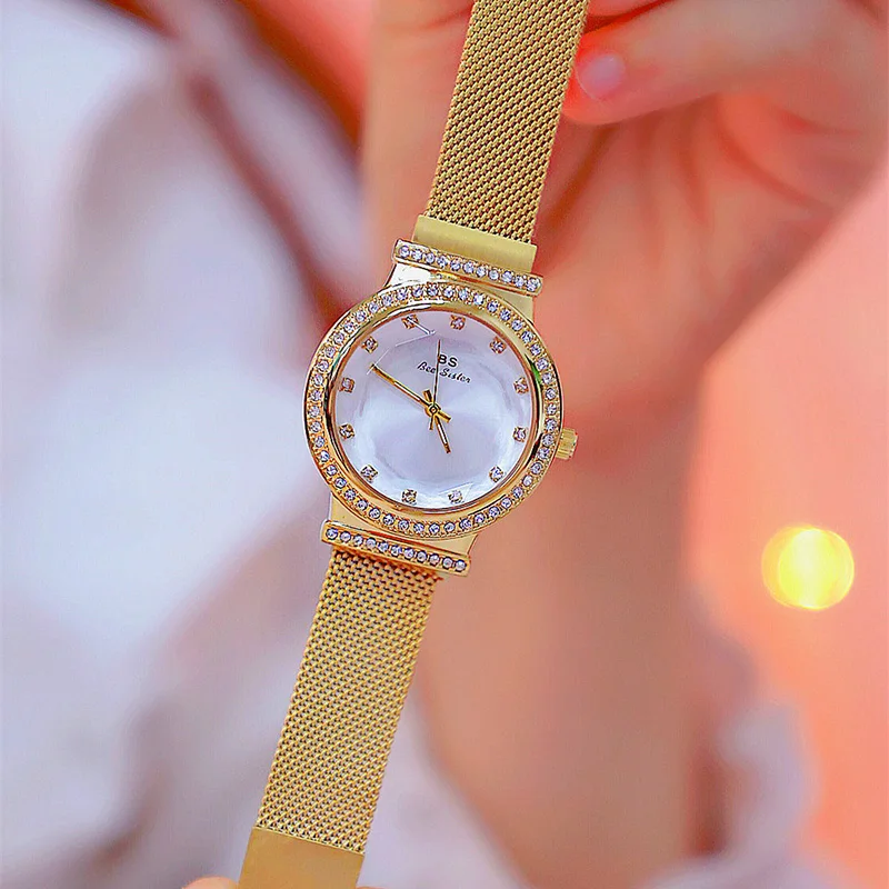 Женские часы простого дизайна с магнитной пряжкой элегантные кварцевые под