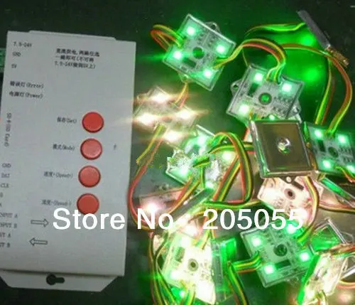 60 шт. прибор приемно-4 5050 SMD RGB светодиодный светильник пиксельный модульный