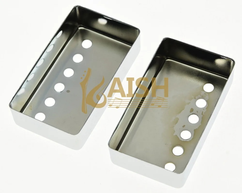 Dopro 2x хром/черный LP Humbucker крышки для гитары 50 мм Шея/52 мост подходит | Спорт и