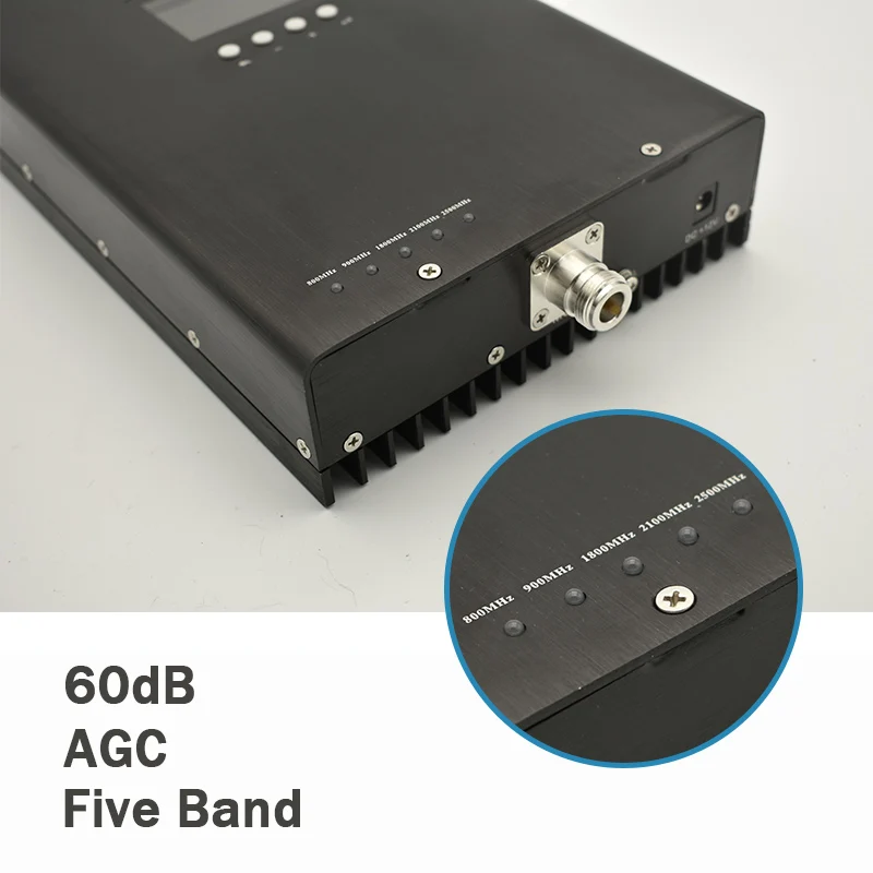 Новый усилитель сигнала Lintratek 2G 3G 4G LTE 900 2100 1800 2600 800 МГц 5 полосный Усилитель GSM