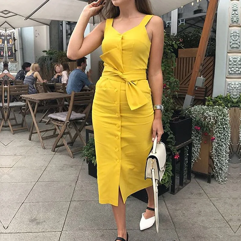 Женское платье повседневное облегающее коктейльное с v-образным Вырезом Туника