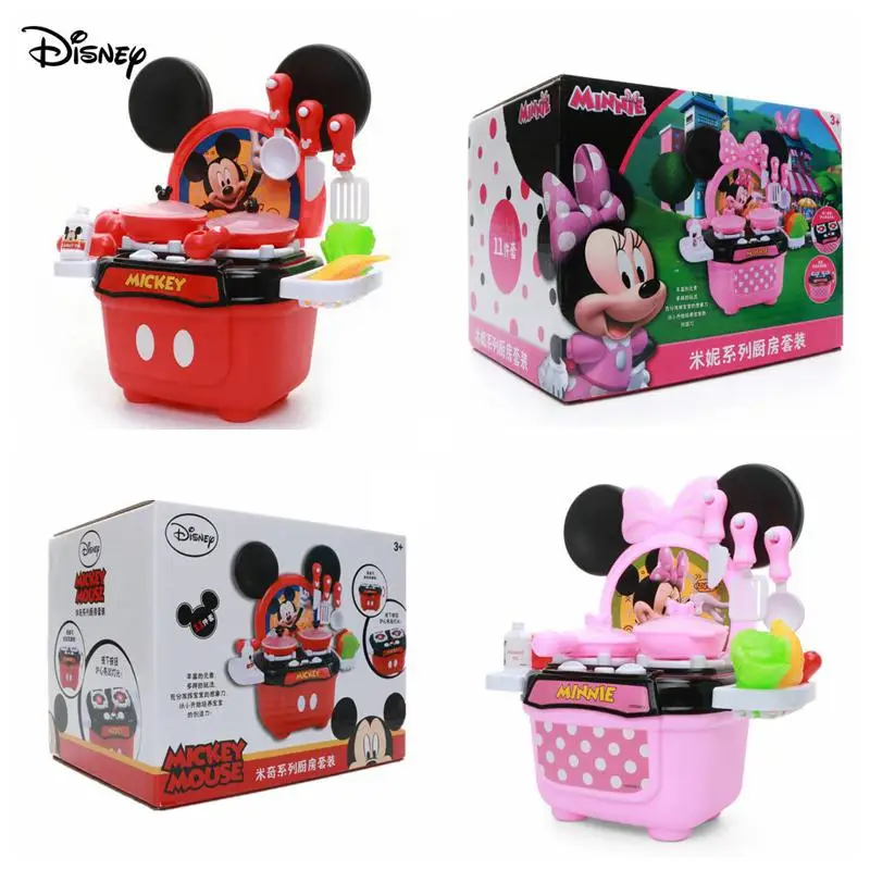 Disney LED кухонные игрушки Микки и Минни ПВХ принадлежности для обучения на день
