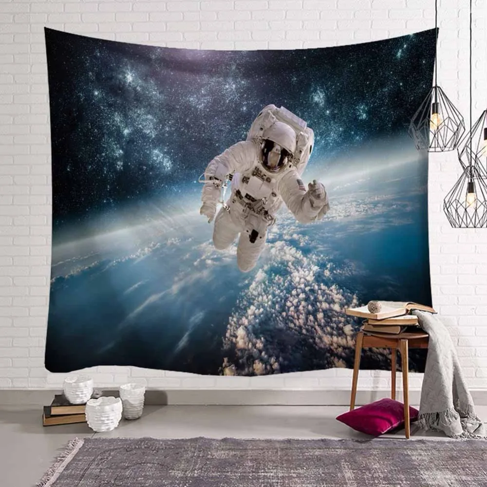 Наука Художественная литература 3D в виде космонавта гобелен настенный Sci Fi