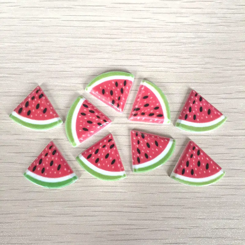 DIY20pieces lovely watermelon telephone flat resin crafts rhinestone buttons scrapbook Jewelry accessories-A738 | Дом и сад