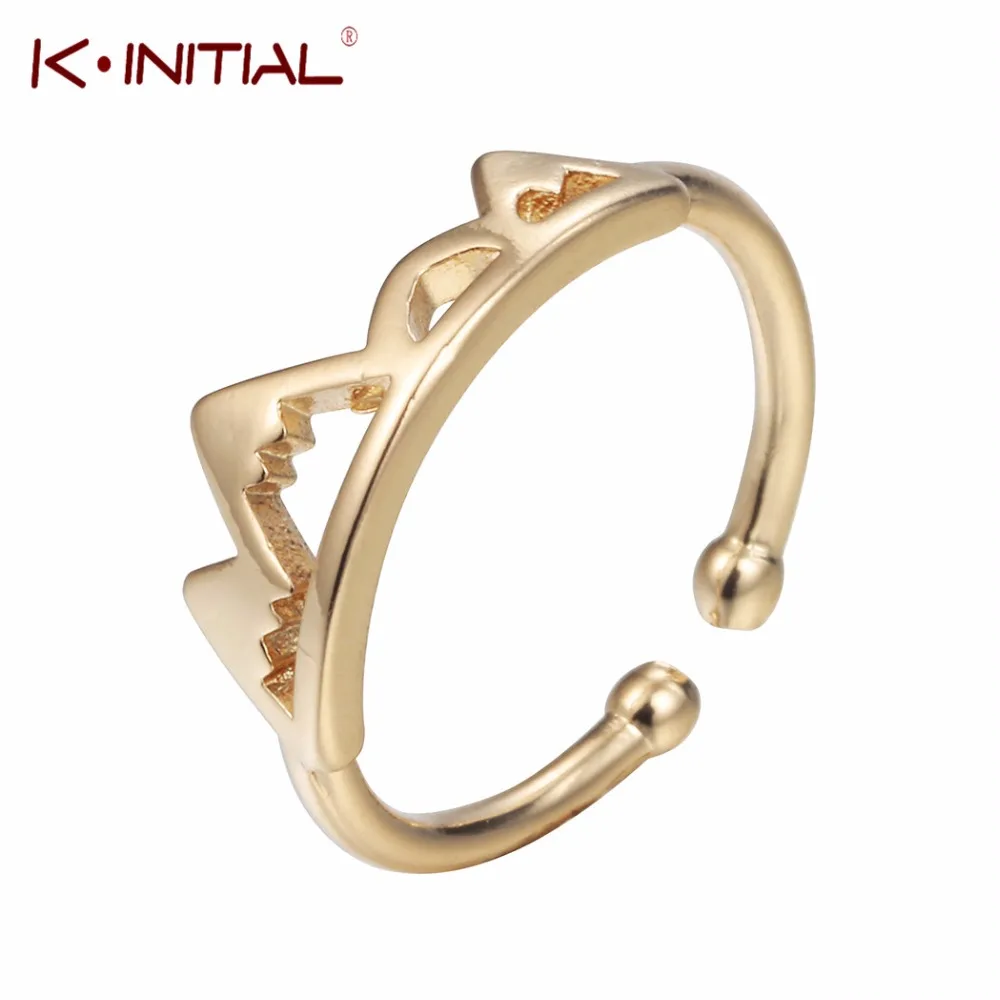 Kinitial открытое горное кольцо с регулируемым двойным шаром в форме горной волны