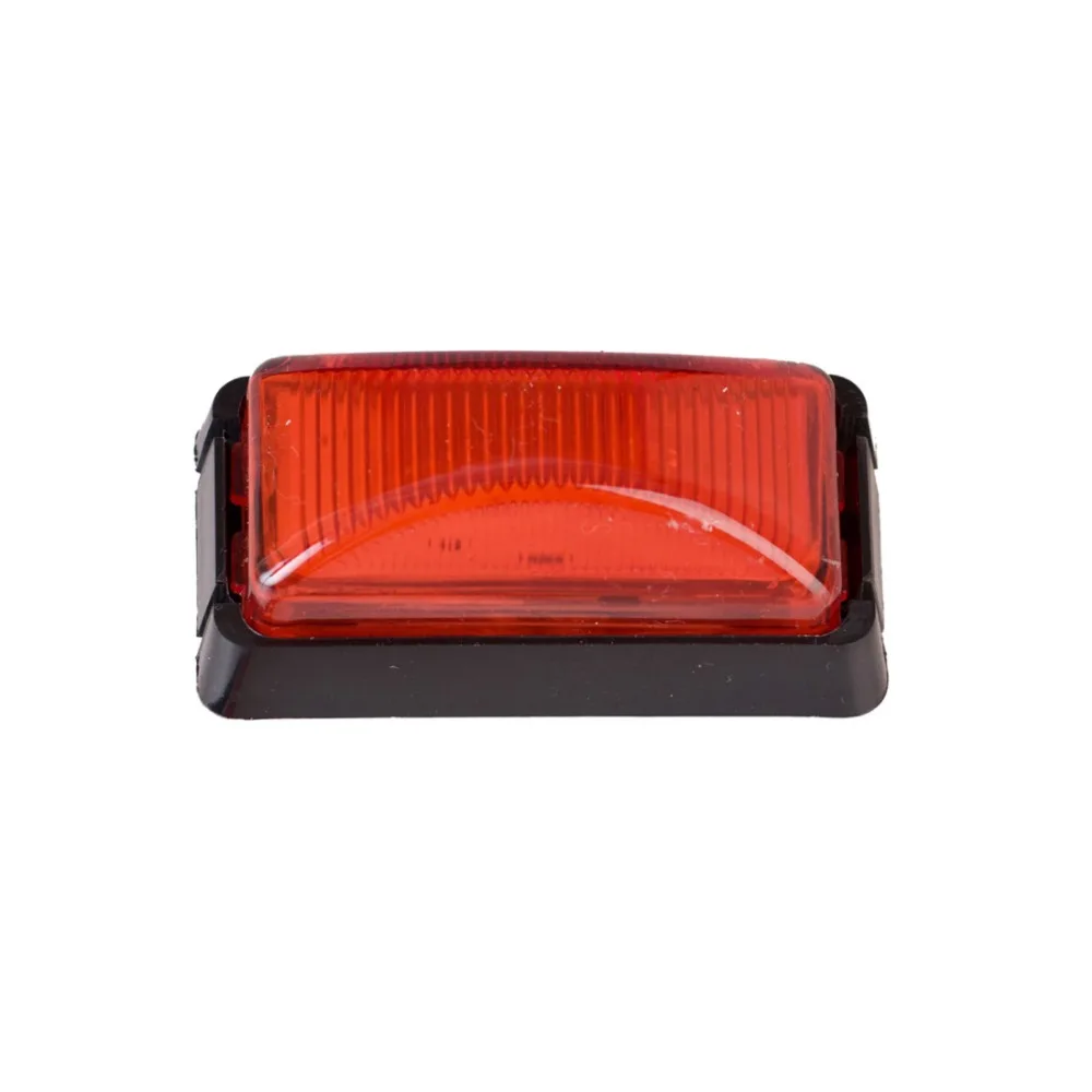 2Pcs 12V Car Styling 3 LED Side Markers for Trucks Buses Amber Red Trailer Lights For Ford Focus Ladan H4 Turn Signal Lamp | Автомобили и