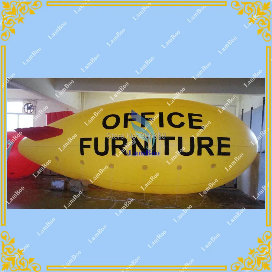 Хит продаж 8 м/26 футов длинный желтый надувной дирижабль для различных