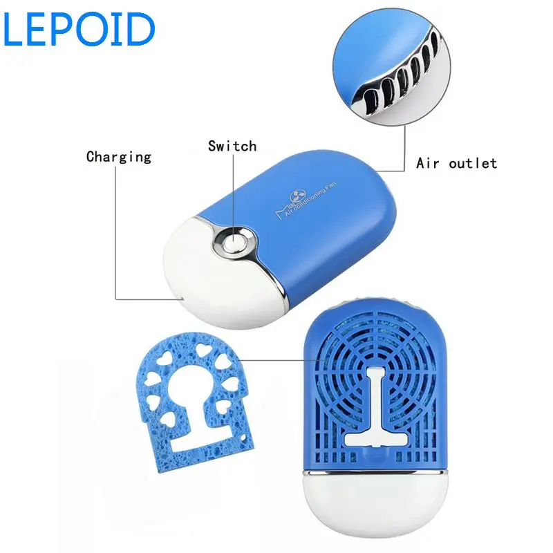Lepoid USB переносной мини-вентилятор кондиционер охладитель воздуха персональные