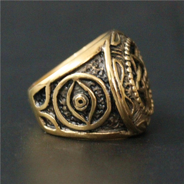 Прямая поставка размер 8 13 Тяжелые Кольца со звездами из нержавеющей стали 316L