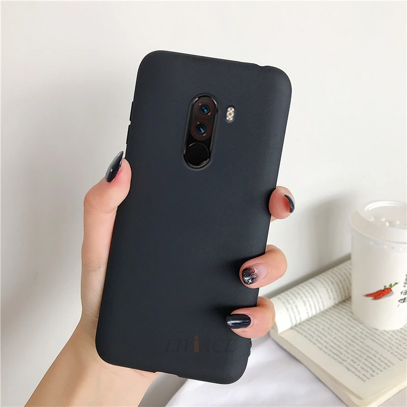 Матовый Силиконовый чехол для xiaomi mi pocophone f1, яркие цвета, мягкий ТПУ чехол-накладка, чехлы Fundas Coque для xiaomi poco F1 poko