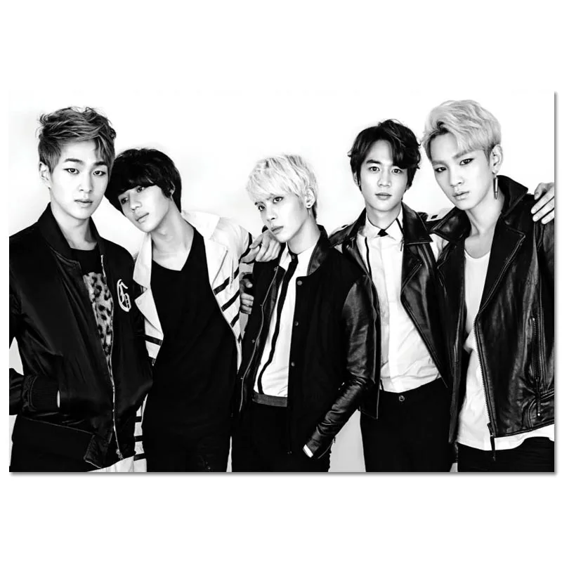 Холщовый постер на заказ SHINee 27x40 см 30x45 домашний декор холщовая печать шелковая
