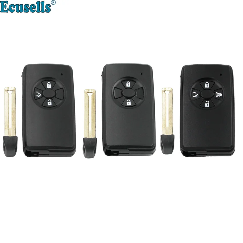 

2/3/4 buttons Remote key shell case housing fob for TOYOTA Auris Yaris RAV4 Urban Cruiser RAV4 with small insert key