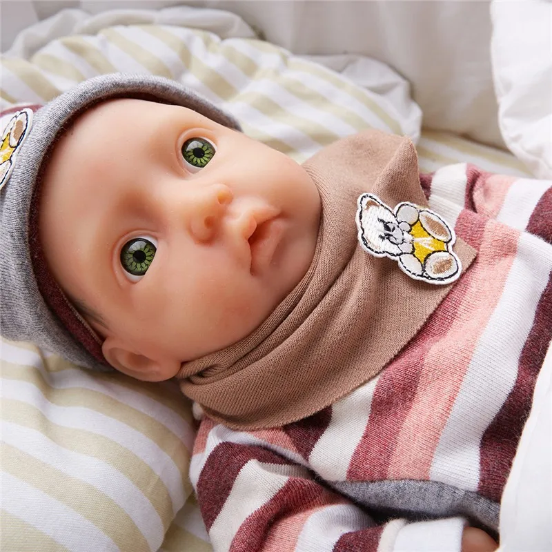 IVITA WG1504H 11-inch 0,85 кг девочка прекрасный полный Силиконовый Reborn Baby окрашенные волосы Ванна Рожденный подарок игрушки куклы детские живые игрушки