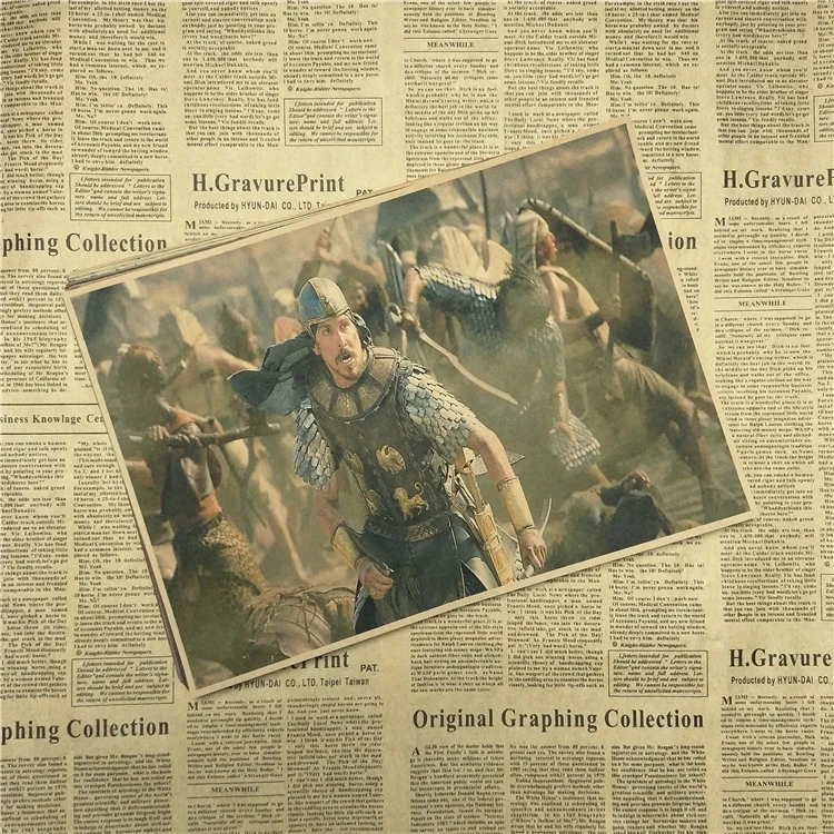 Exodus: Боги и Короли классический фильм крафт бумага Плакат Бар Кафе гостиная
