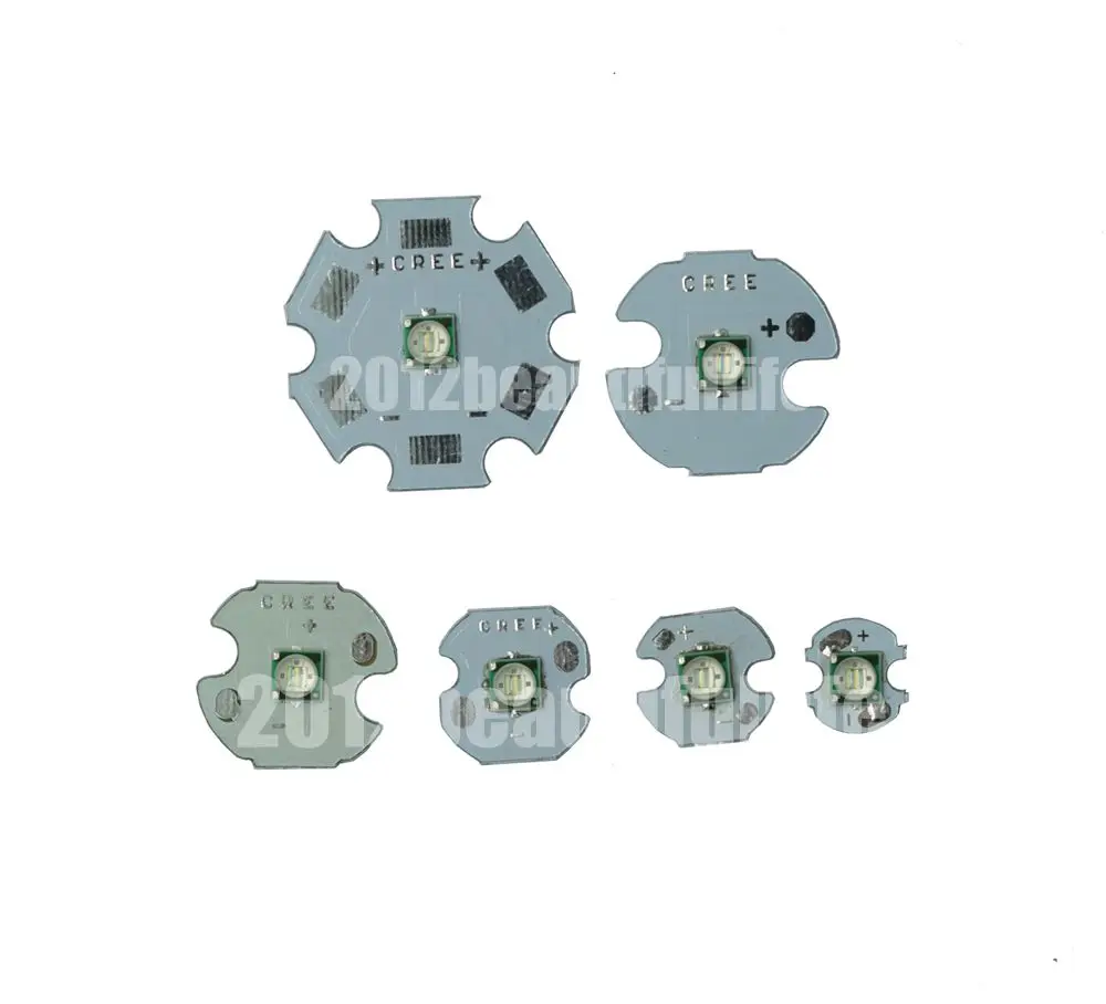 10pcs 3W Cyan 490nm 3535 High Power Led on 8mm 10mm 12mm 16mm 20mm aluminum pcb