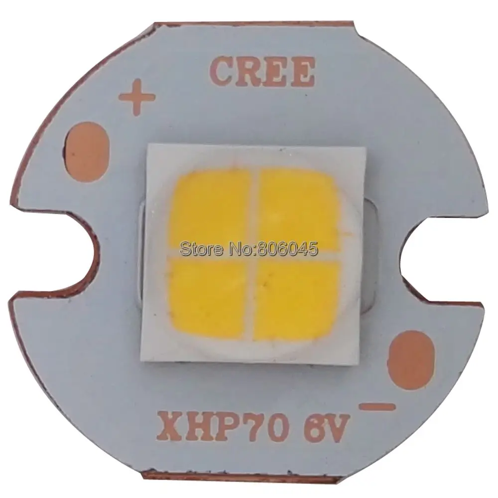 Cree XHP70 6 в 6500K холодный белый 4500K нейтральный 3000K теплый высокомощный светодиодный