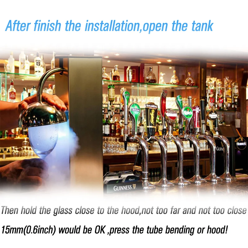 CO2 стеклянный охладитель бар холодильник|Бары и винные шкафы| |