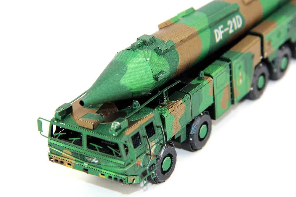 

Dongfeng missile -color 3D Metal Kits Model Puzzle DIY Collection Birthday Gift Jigsaw Kids Adult Manual Car Articles Toys Model