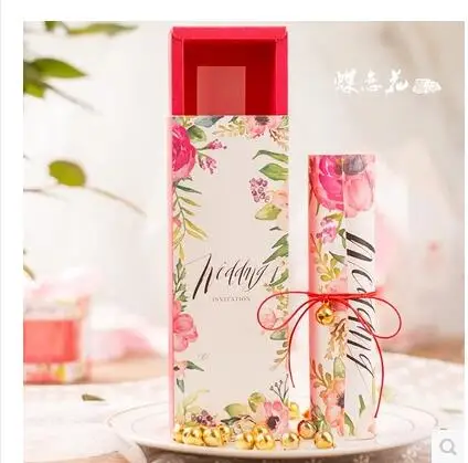 2017 Новые Романтические Креативные Свадебные Пригласительные открытки с