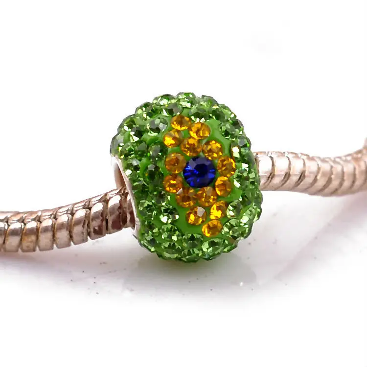 Рождественские подарки серебро 925 пробы Серебряный флаг Бразилии бусы для женщин