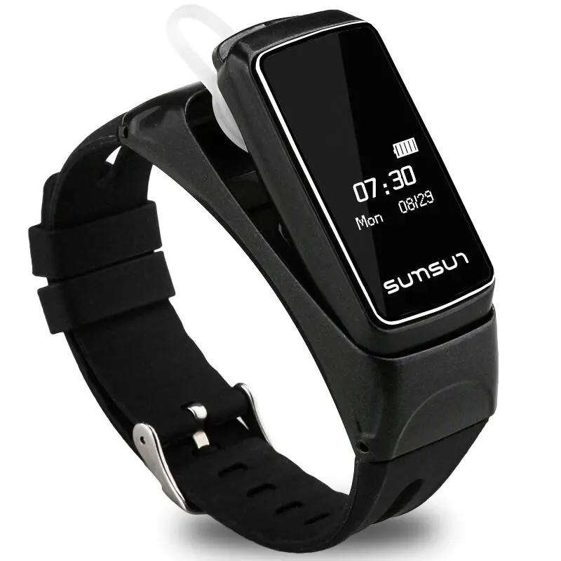 SmartBand браслет Фитнес сердечного ритма Многофункциональный гарнитура bluetooth smart