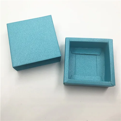 Lake blue Маленькие милые подарочные коробки для мыла ручной работы в форме ящика, бумажные коробки из крафт-бумаги для помады, упаковочная коробка для духов, коробки для конфет - Цвет: Lake blue