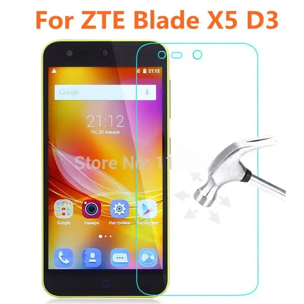 Закаленное стекло 9H для ZTE Blade X5 оригинальная Взрывозащищенная защитная пленка