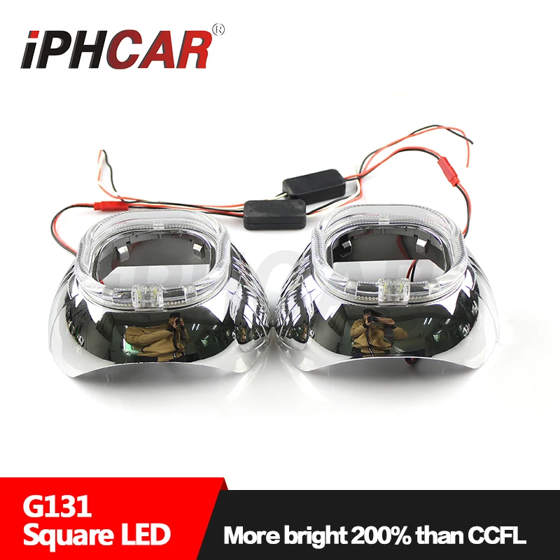 Автомобильный Стайлинг IPHCAR с биксеноновым светодиодным кольцом и линзами