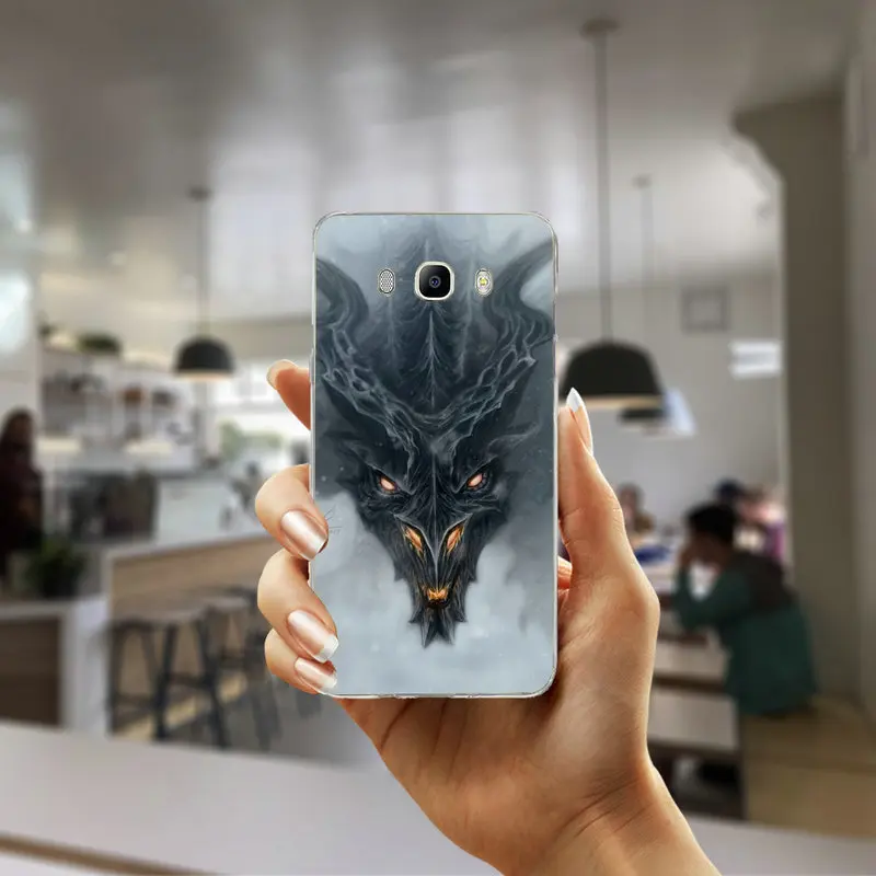 Soft TPU Phone Case Slim for Samsung Galaxy Note 2 3 4 5 8 S2 S3 S4 S5 Mini S6 S7 S8 S9 Edge Plus Hot The Elder Scrolls V Skyrim | Мобильные
