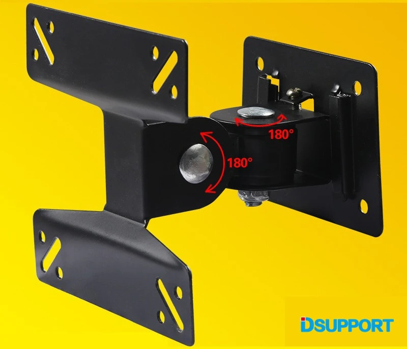 Настенный кронштейн для жк телевизора с поворотом на 180 градусов 14 24 дюйма F01|tv wall