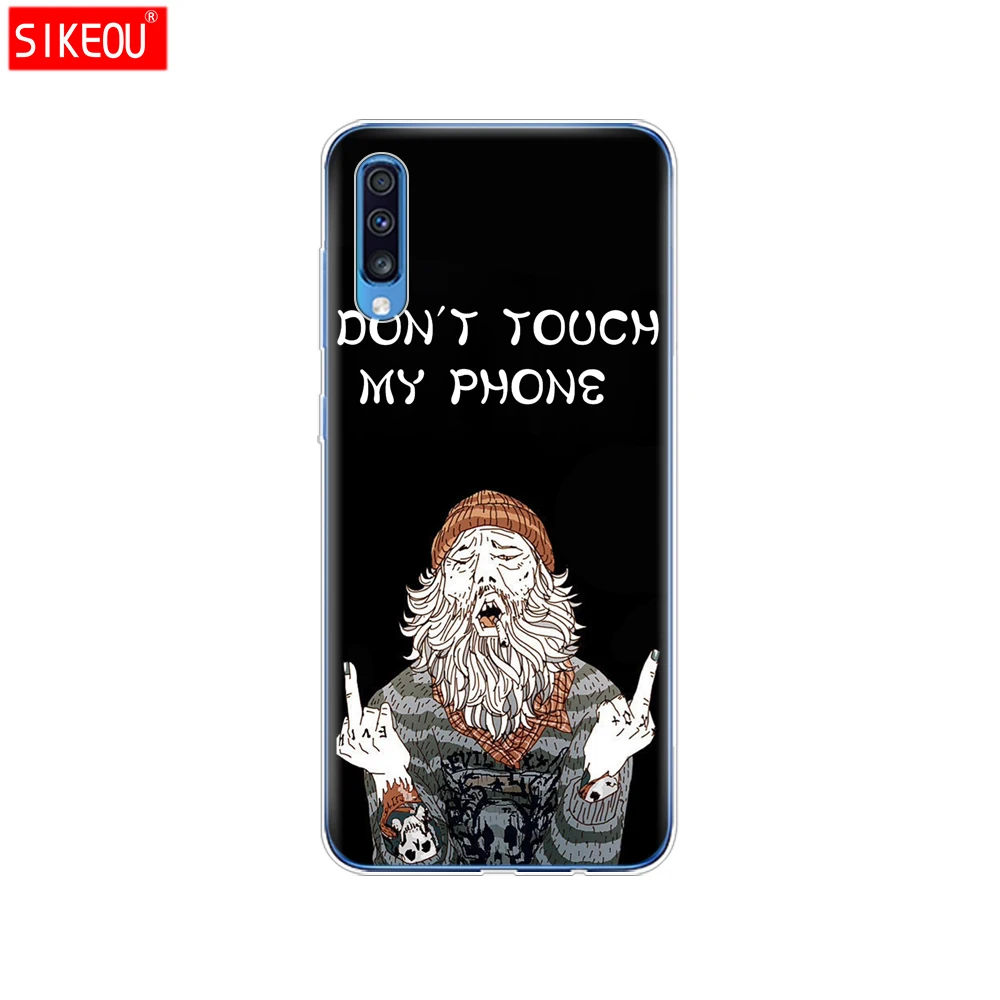 For Samsung A70 Case Soft TPU Phone Back Cover For Samsung Galaxy A70 silicon Cases Coque Capa A 70 A705 A705F bumper Cat - Цвет: 12068