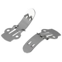 20pcs blank stainless steel shoe clips clip diy craft buckles