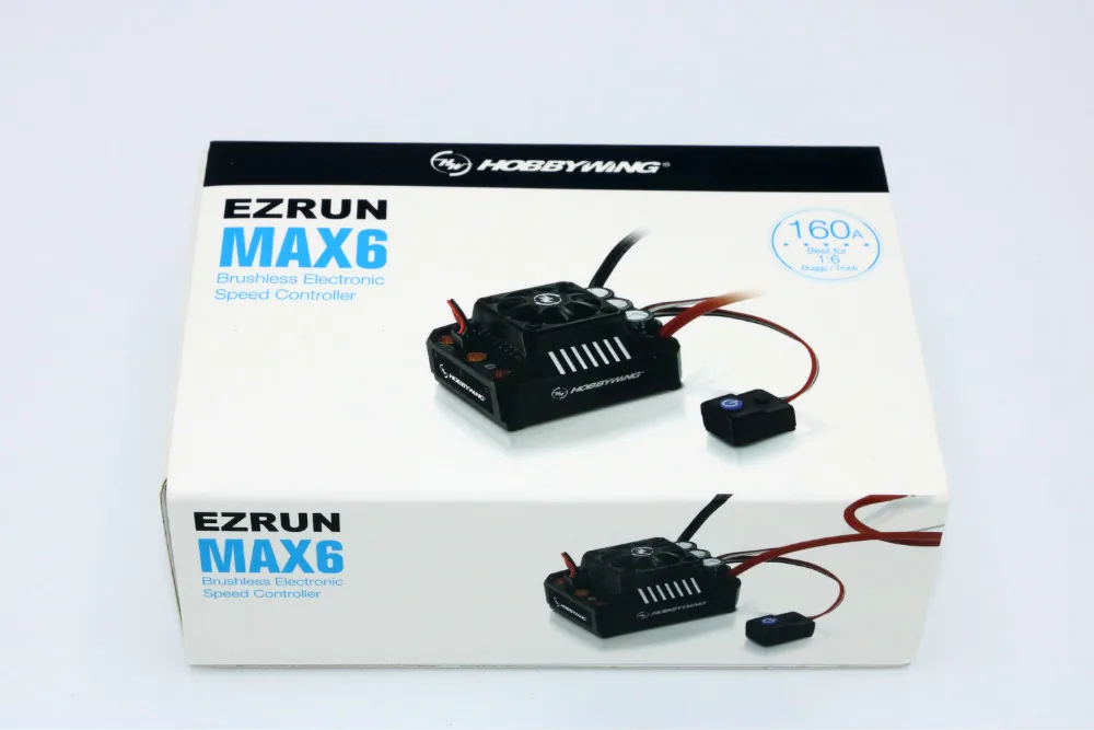 Hobbywing EZRUN MAX-6 V3 160A контроллер скорости ESC w/Super BEC T разъем для 1/6 автомобиля HPI