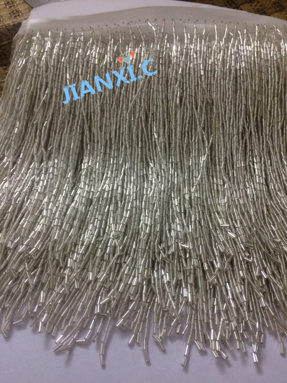 Лидер продаж серебристая брикет бахрома кружевная отделка длина 15 см для