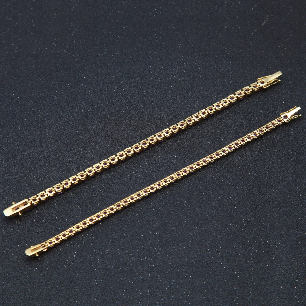 Браслет Uwin с фианитами класса ААА мужской Ювелирное Украшение в стиле хип-хоп