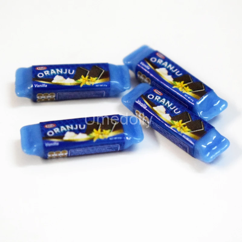 4 шт. 1/12 кукольный домик Minature Food мини симулятор Oreo печенье змея для куклы Blyth Барби