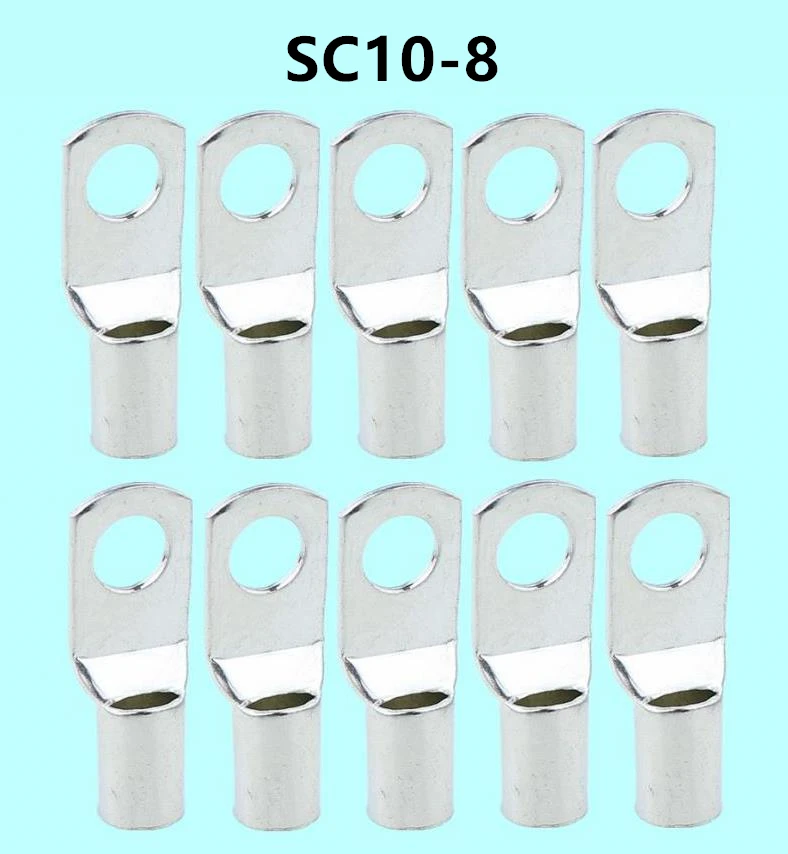 

Комплект наконечников для кабеля SC10-8 с отверстием для болта, из луженой меди