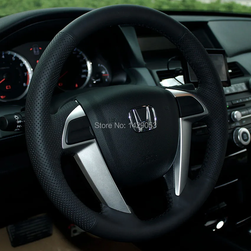 Чехол для Honda ACCORD 8 чехлы на руль автомобильный Стайлинг сделай сам натуральная