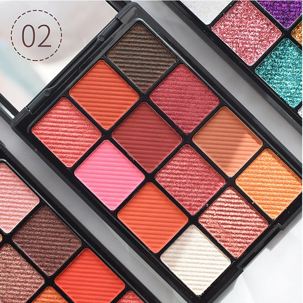 Тени для век Палитра легко носить тени матовые натуральные факторы Пластина