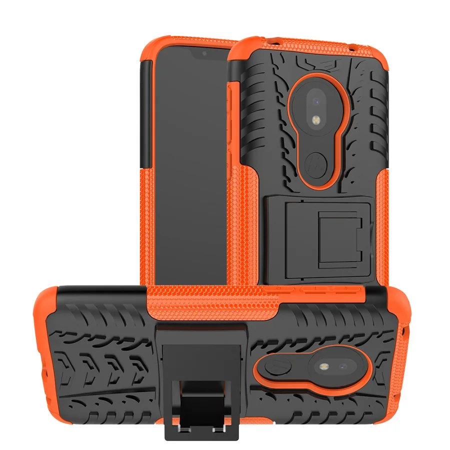 Orange Для Motorola G7 power чехол для Moto G7 Play чехол для Moto G7 Play/G7 power США/Европа версия для Moto Z4 Play защитный щит - Цвет: Orange