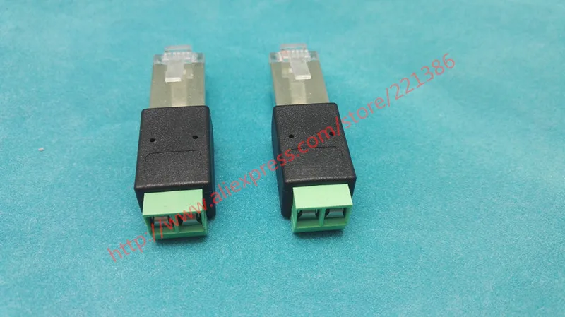 5 шт. RJ45 штекер к винтовому терминальный адаптер К 485 Сплиттер для CCTV DVR различные